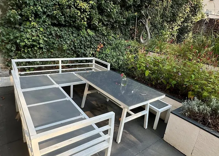 Messe 2026 Exklusives Apartment, Garten & Kamin, Hbf 10 Min Апартаменты