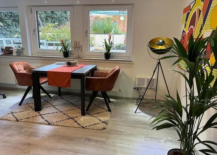 Апартаменты Messe 2026 Exklusives Apartment, Garten & Kamin, Hbf 10 Min